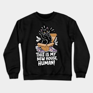 Cat in the box Crewneck Sweatshirt